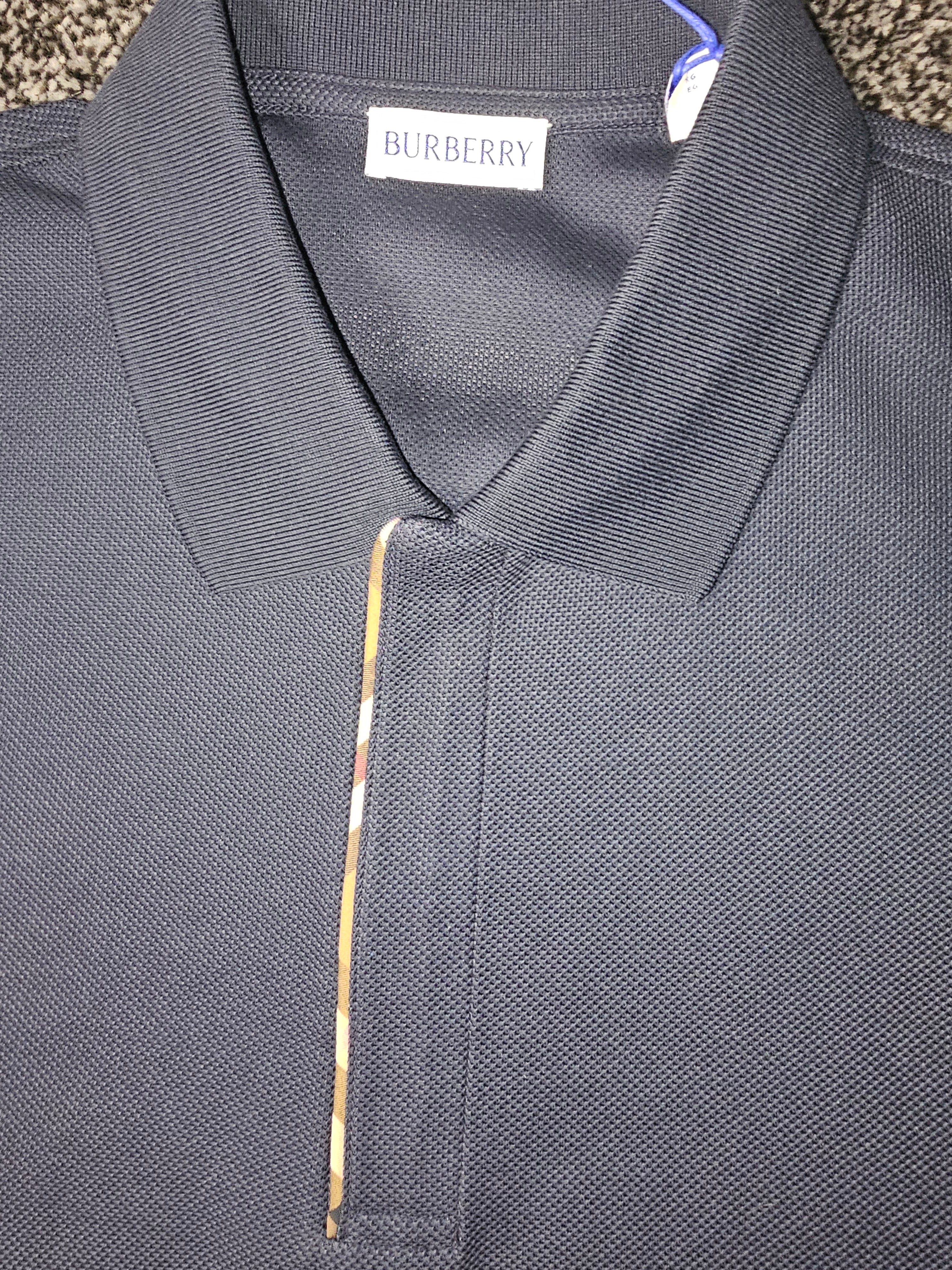 Burberry Hartford Short Sleeve Zip Polo Shirt