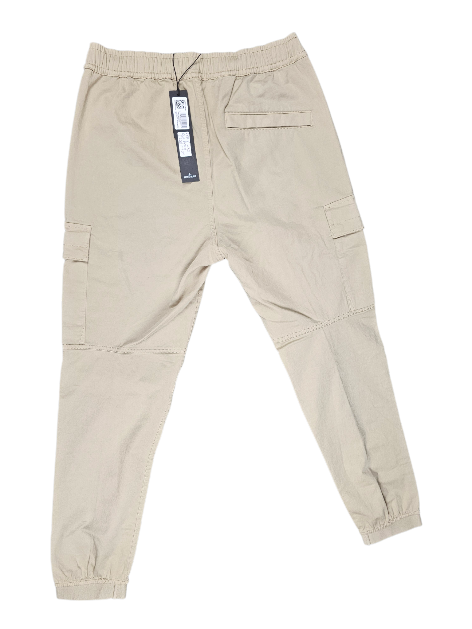 Stone Island Regular Fit Cotton Tapered Cargos