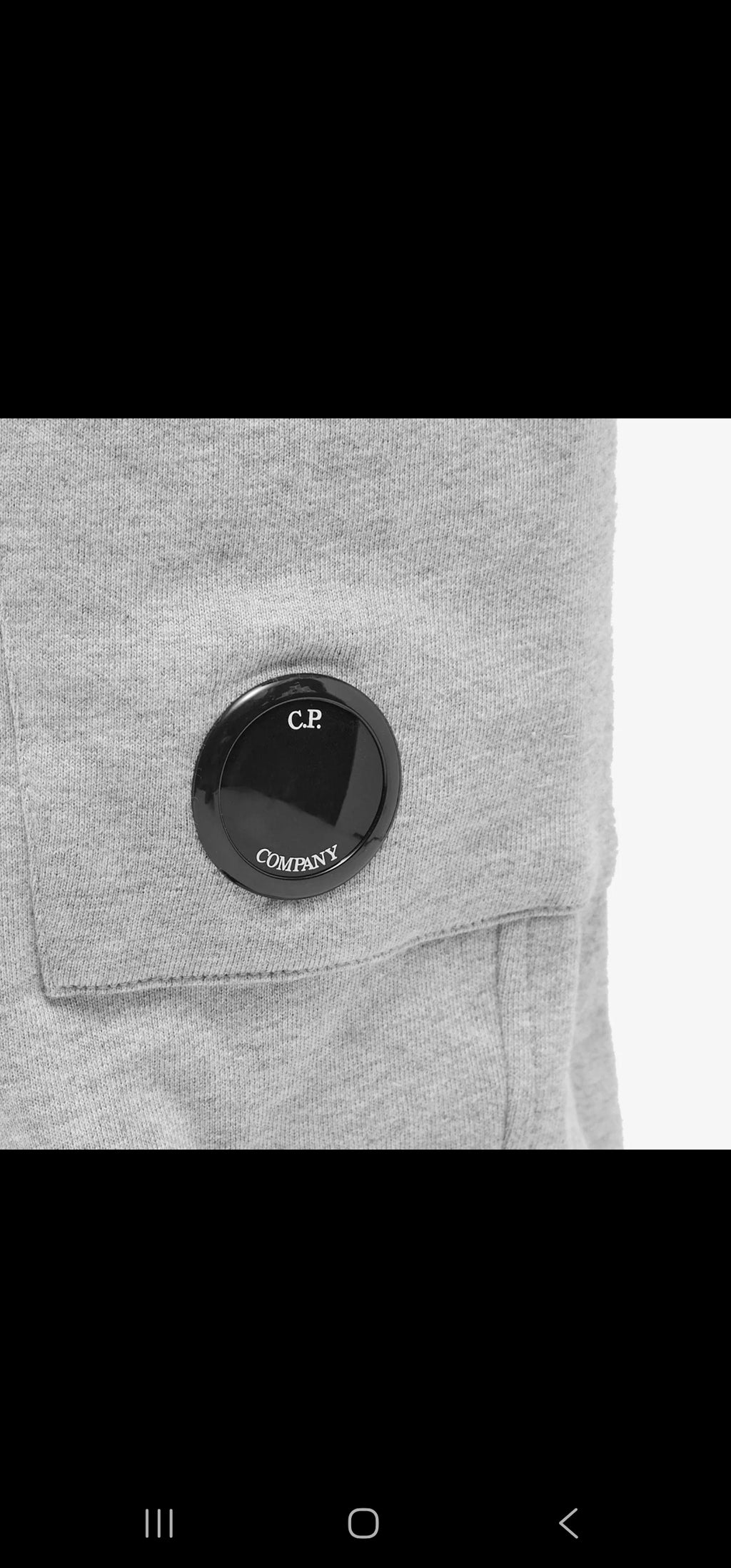 Diagonal Raised Cotton Lens Joggers