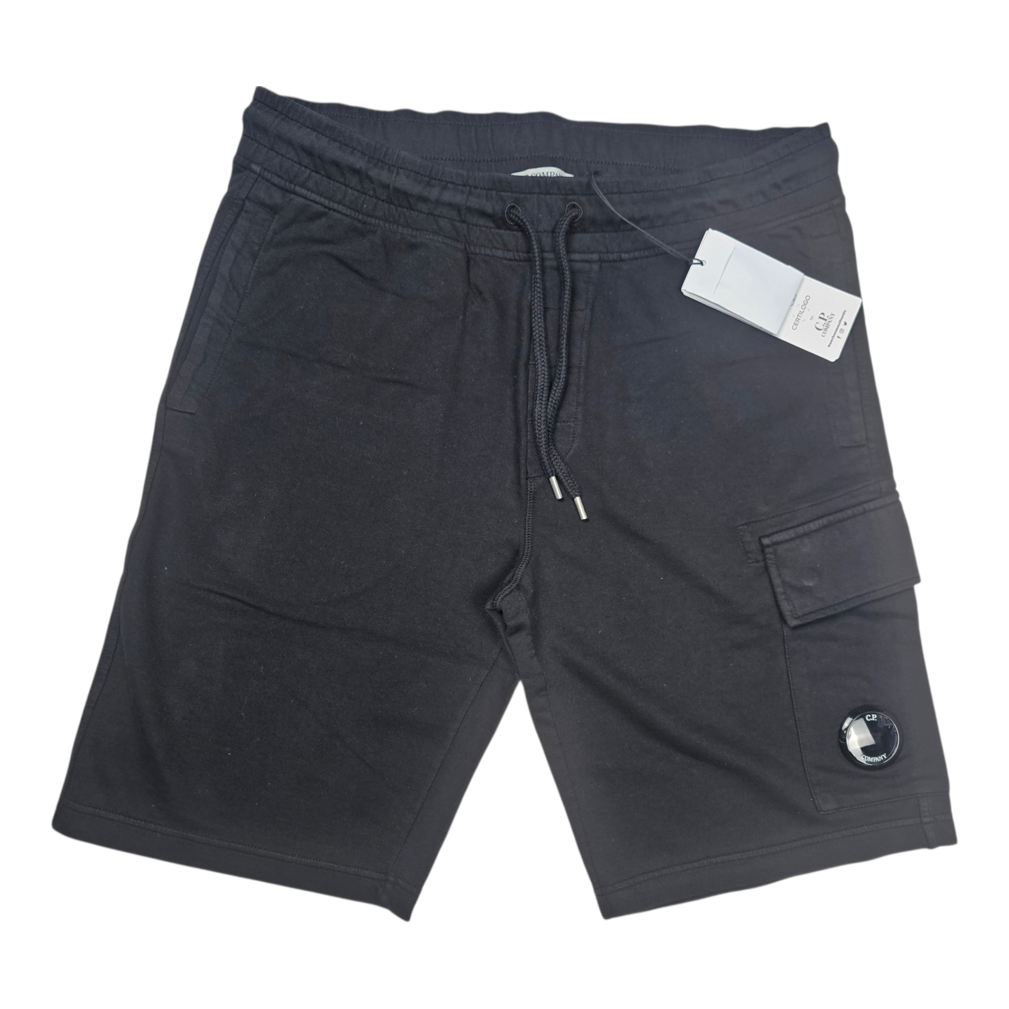 CP Company Light Fleece Lens Pocket Sweat Shorts
