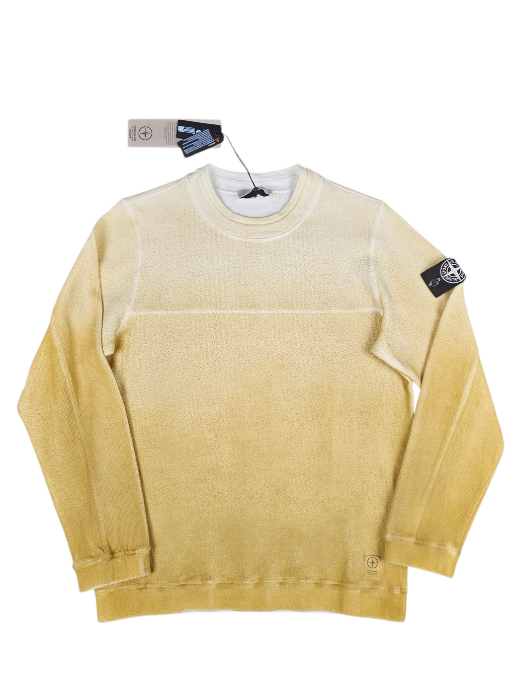 Stone Island Jersey Cotton Oxide Spray Treatment Sweater