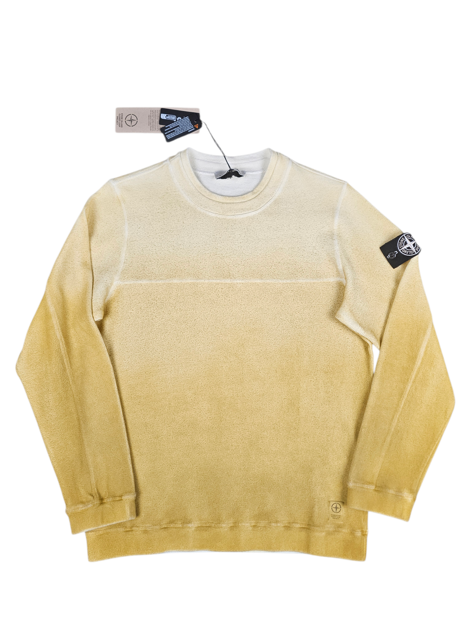 Stone Island Jersey Cotton Oxide Spray Treatment Sweater