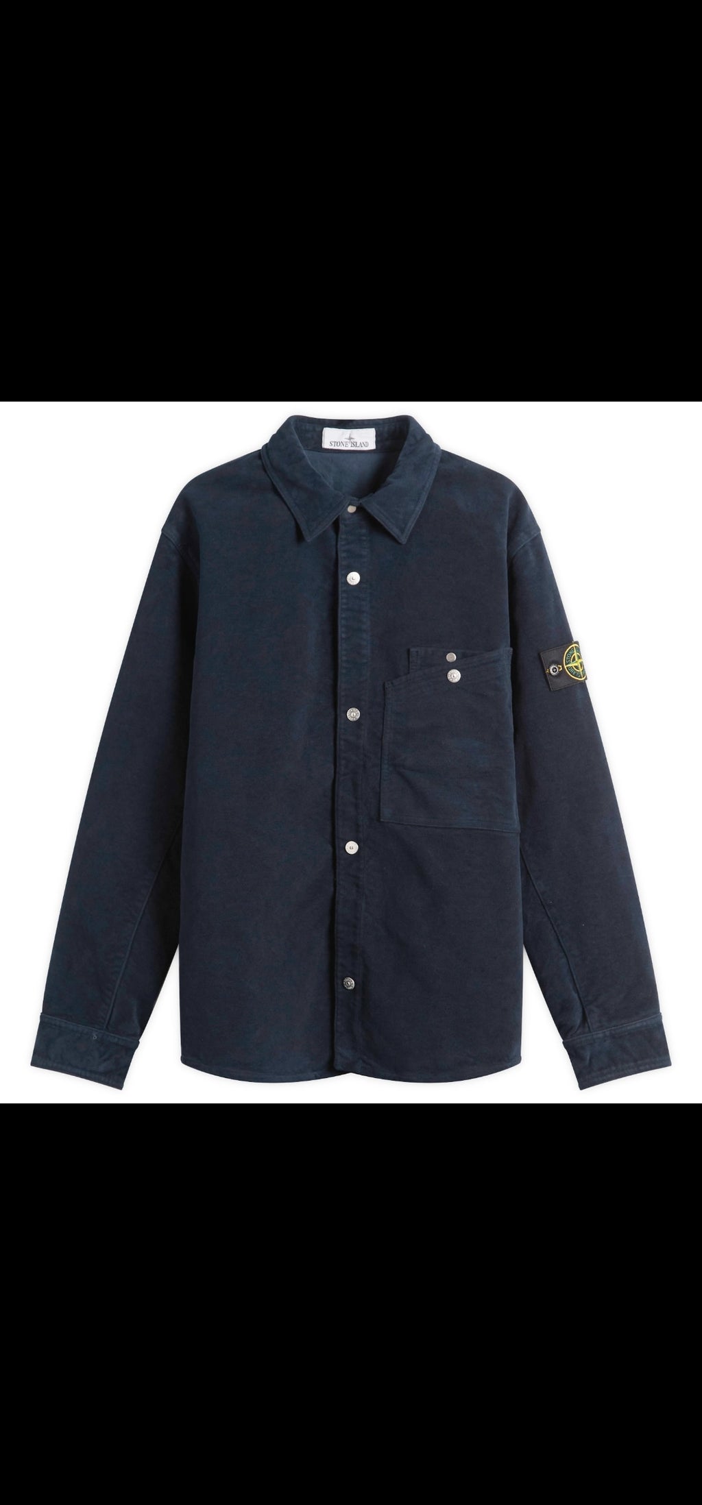 Stone Island Cotton Moleskin TC Overshirt