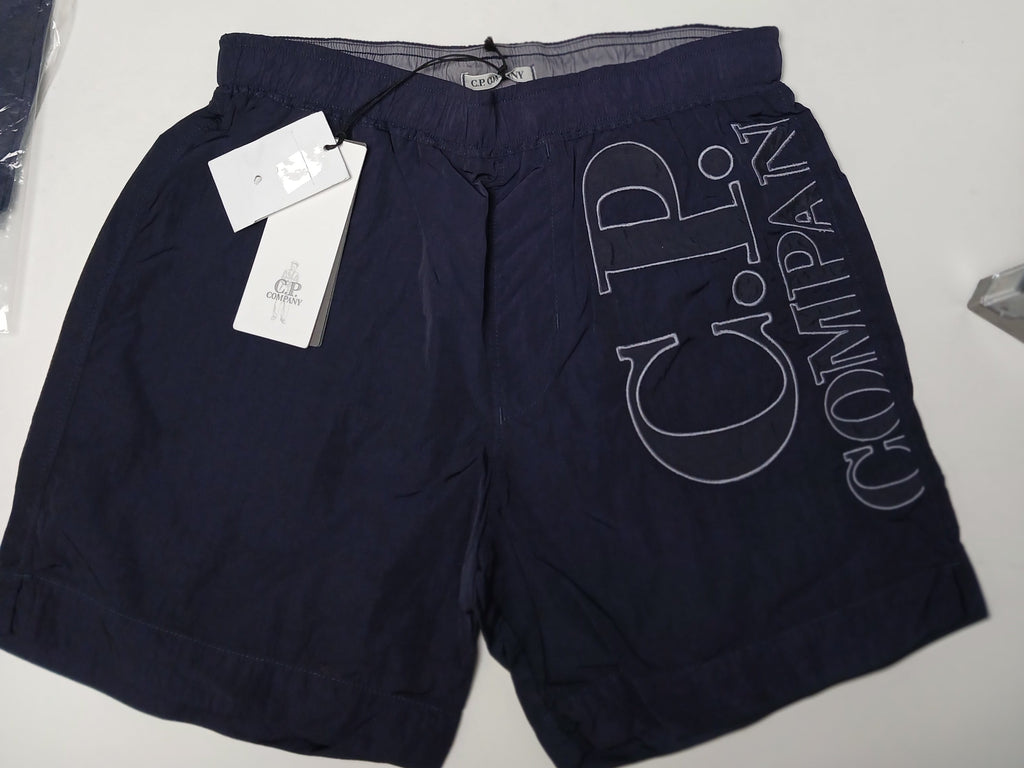 CP Company Eco Chrome R Logo Swim Shorts