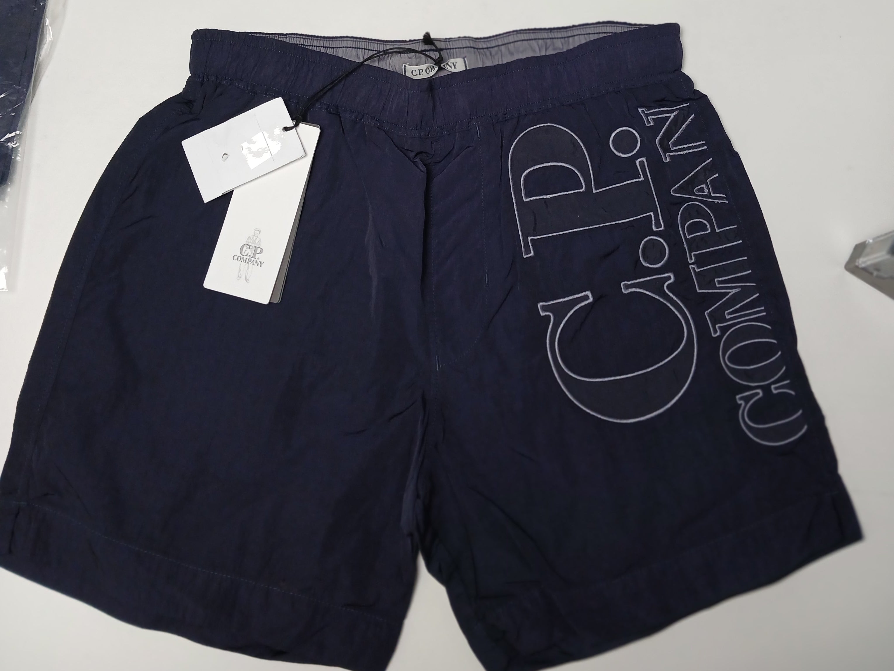 CP Company Eco Chrome R Logo Swim Shorts