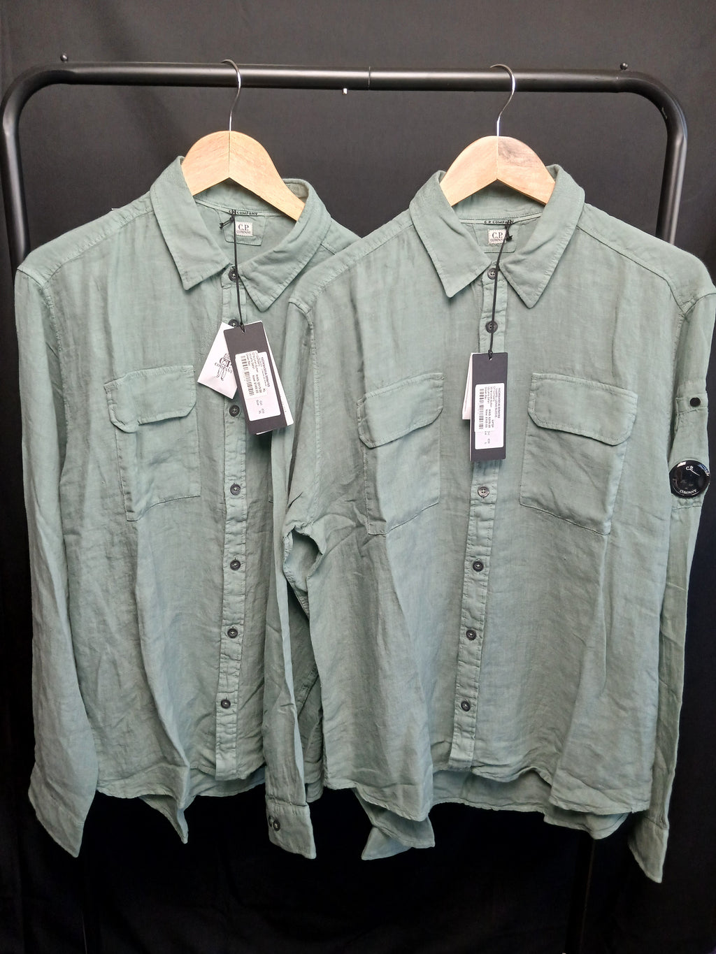 CP Company Organic Gabardine Long Sleeve Lens Shirt