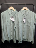 CP Company Organic Gabardine Long Sleeve Lens Shirt