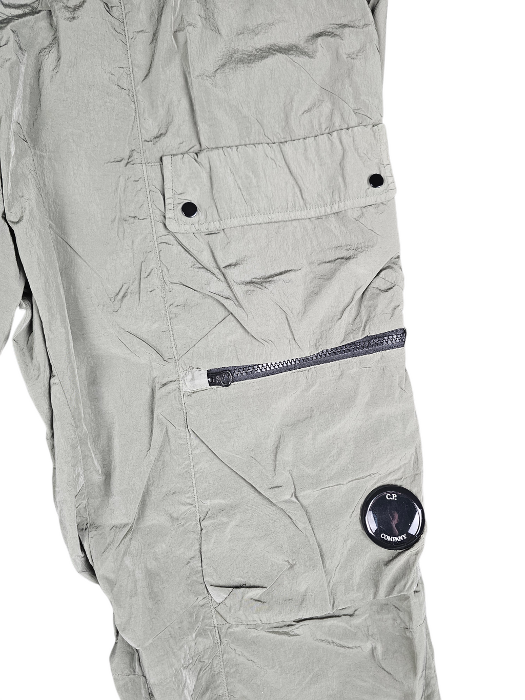 C.P. Company Chrome-R Utility Lens Cargo Pants - Agave Green