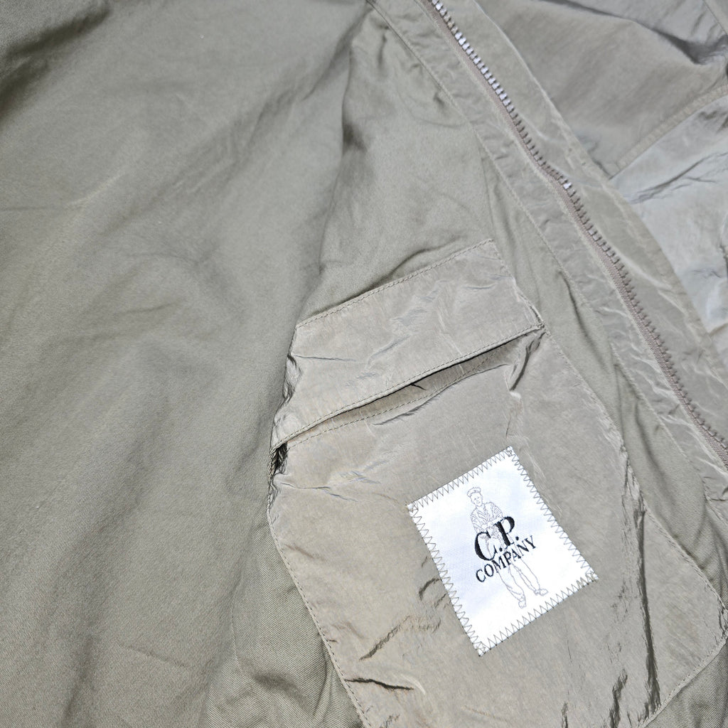 CP Company Chrome-R Embroidered Logo Overshirt