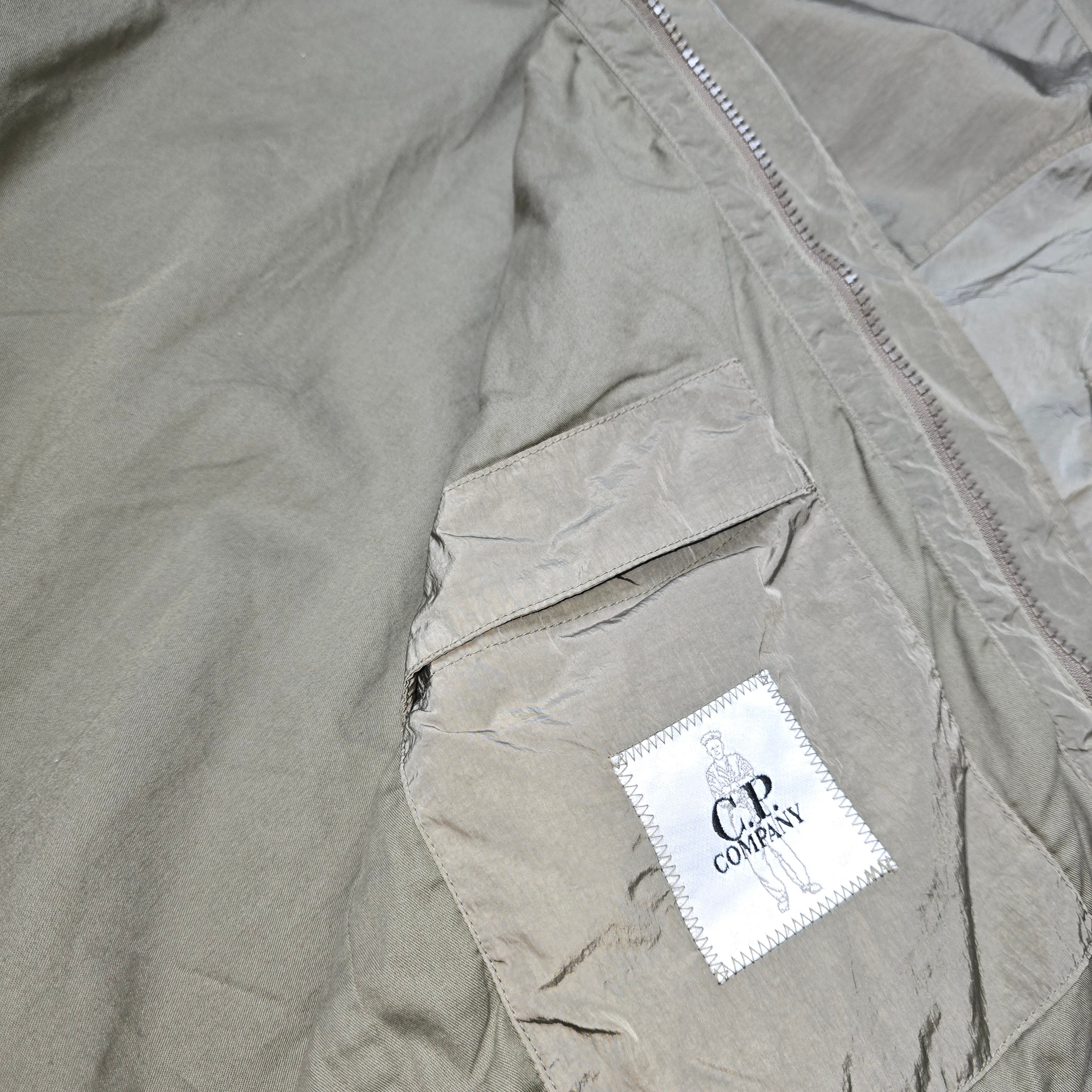CP Company Chrome-R Embroidered Logo Overshirt