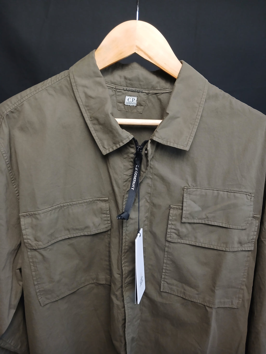 CP Company Organic Gabardine Utility Lens Shirt