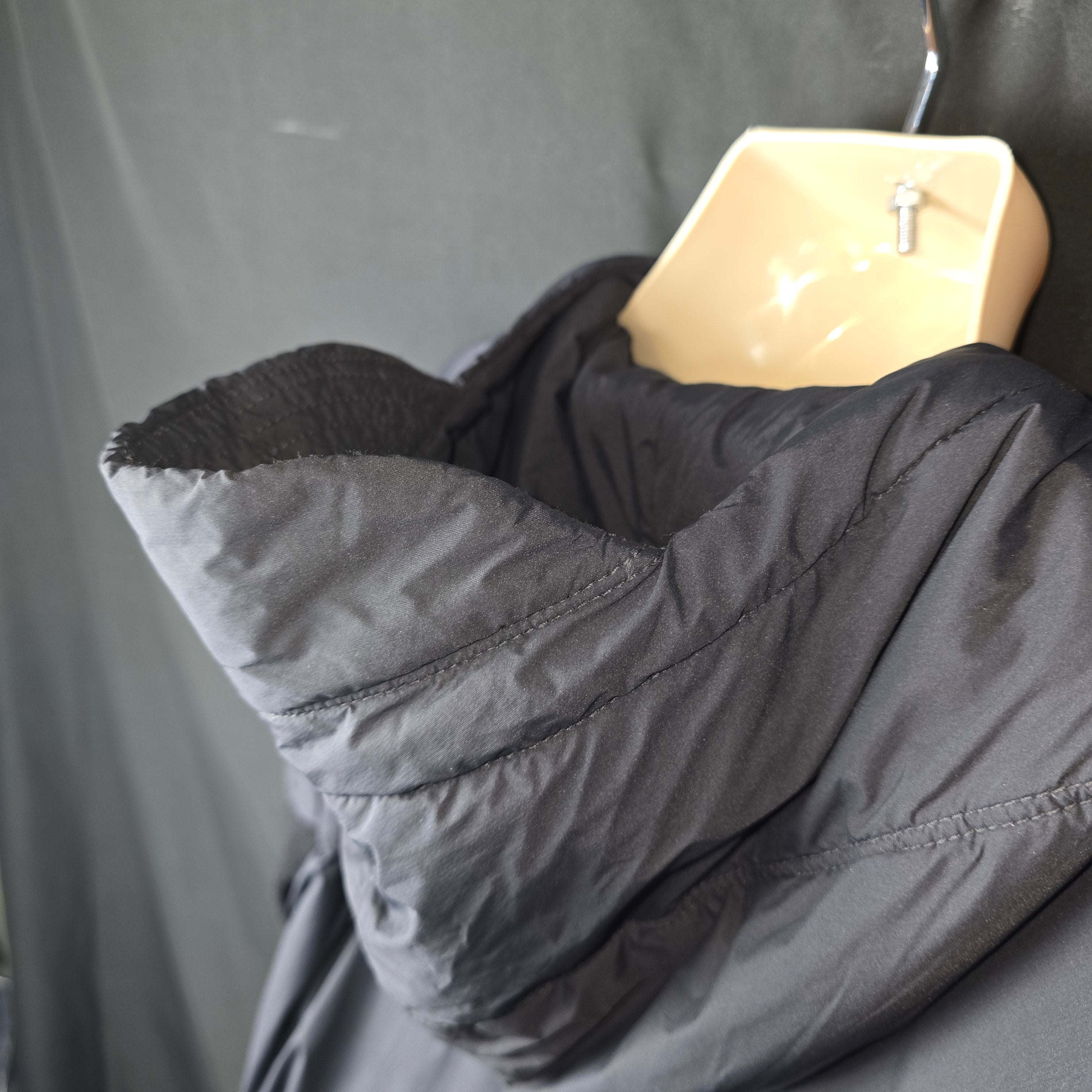 Stone Island Skin Touch Nylon - TC With Polartec Alpha Technology S.I Stellina Black Hooded Jacket