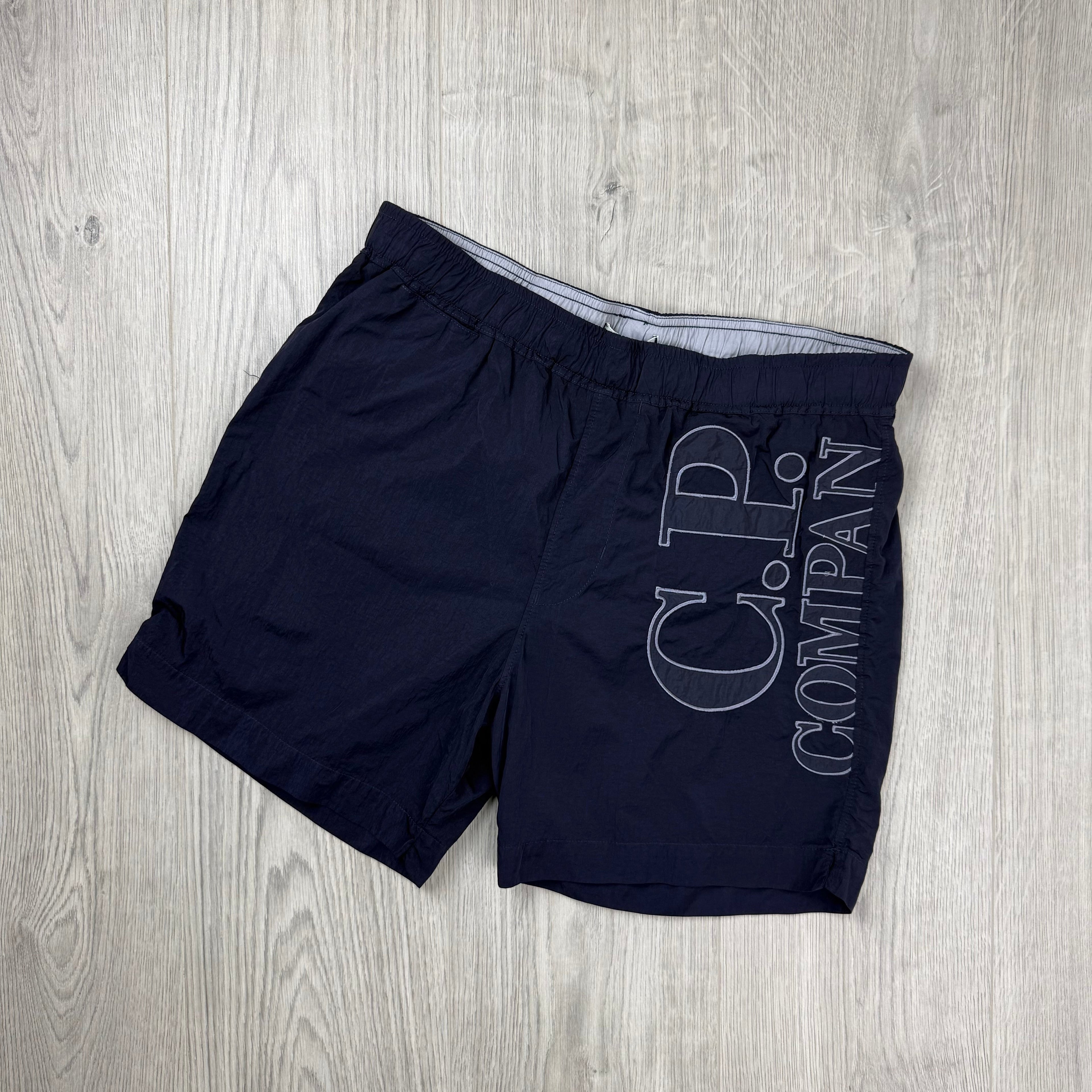 CP Company Eco Chrome R Logo Swim Shorts