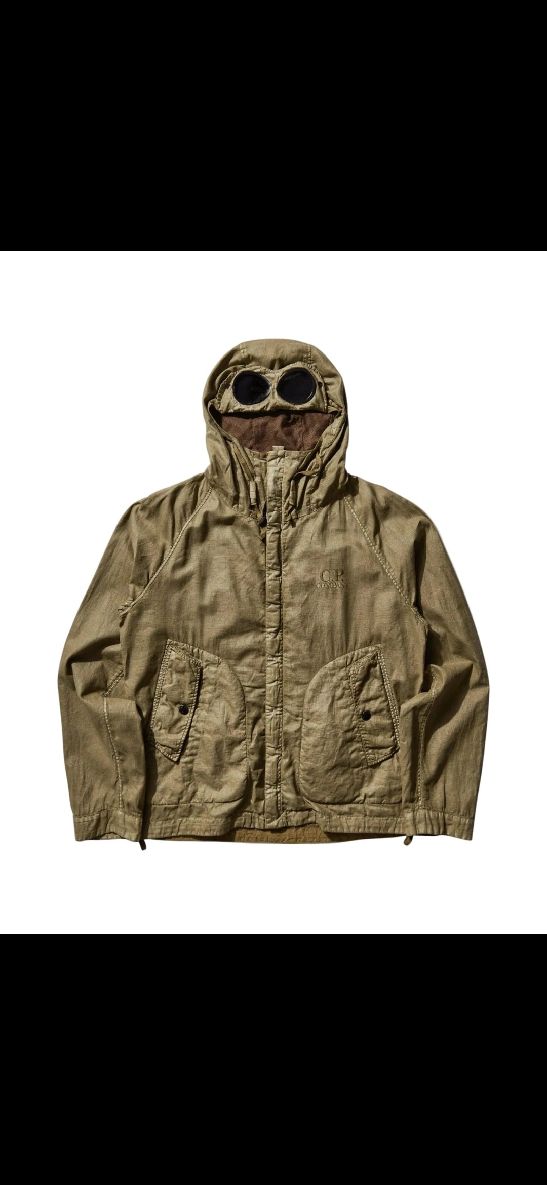 CP Company Lino Wax Goggle Jacket
