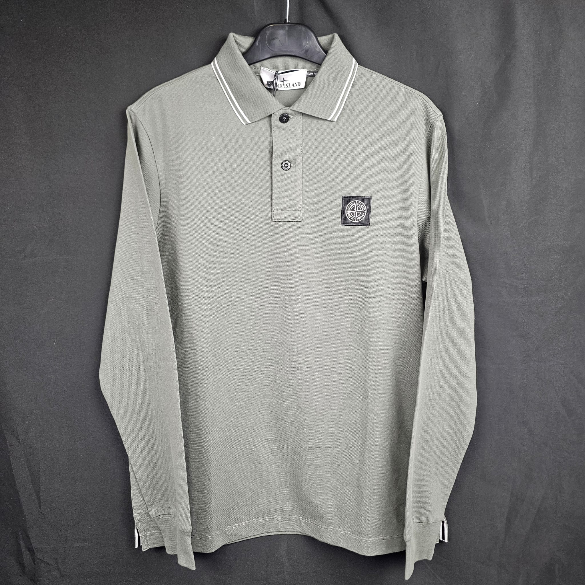 Stone Island Long Sleeved Polo