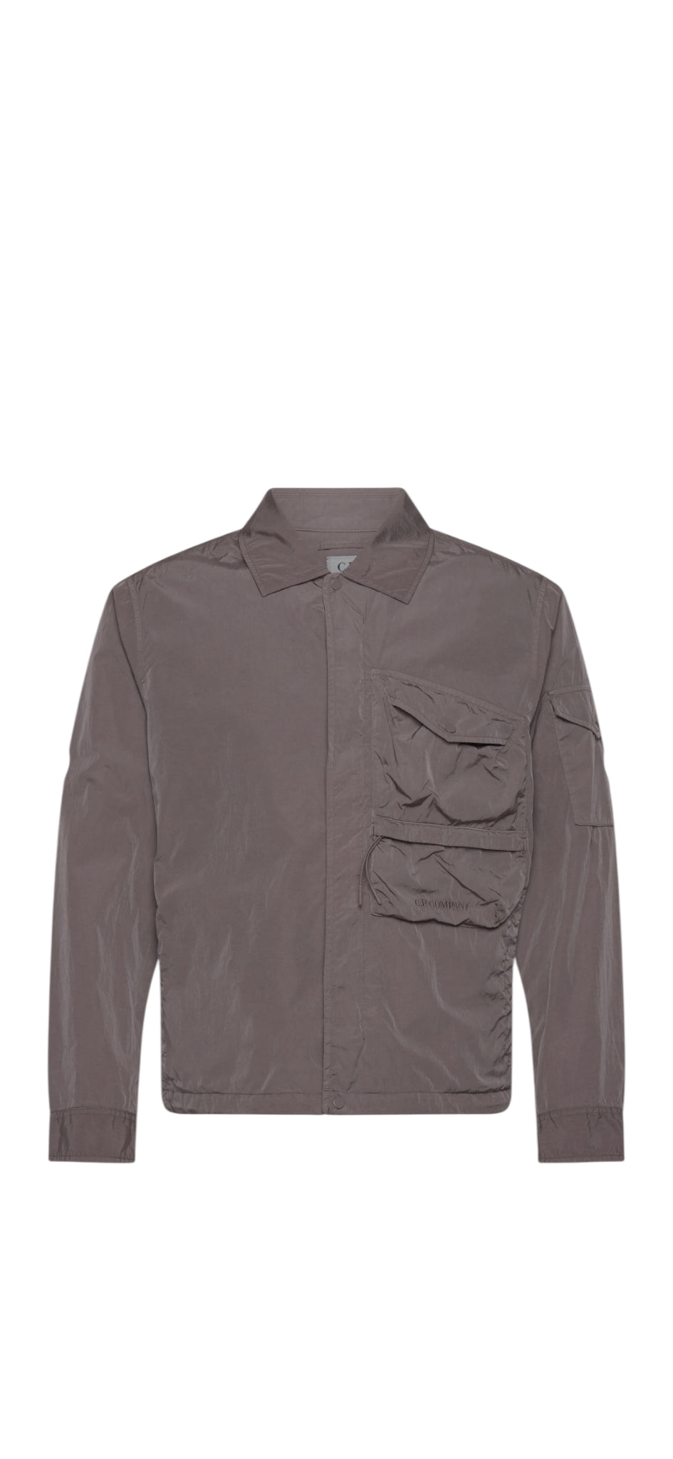 CP Company Chrome-R Embroidered Logo Overshirt