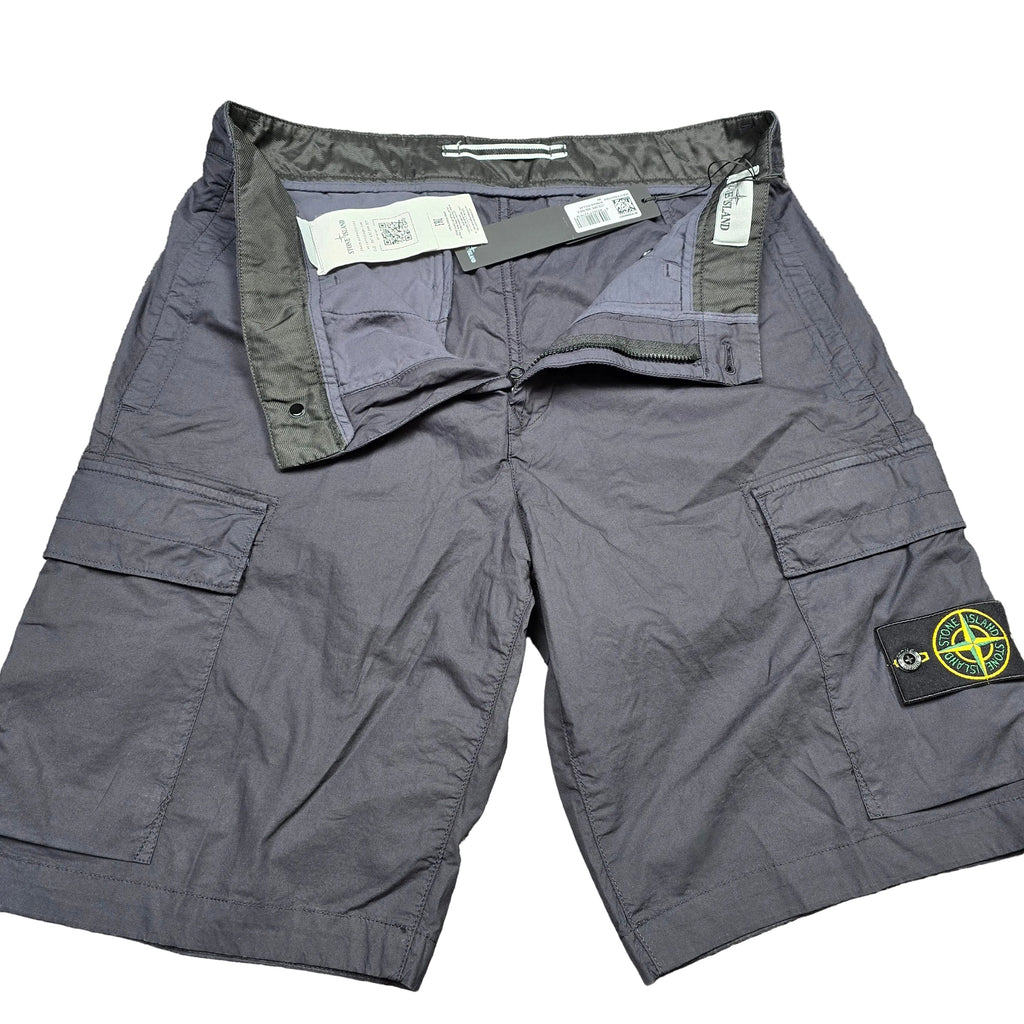 Stone Island S/S26 Regular Fit Bermuda Cargo Shorts