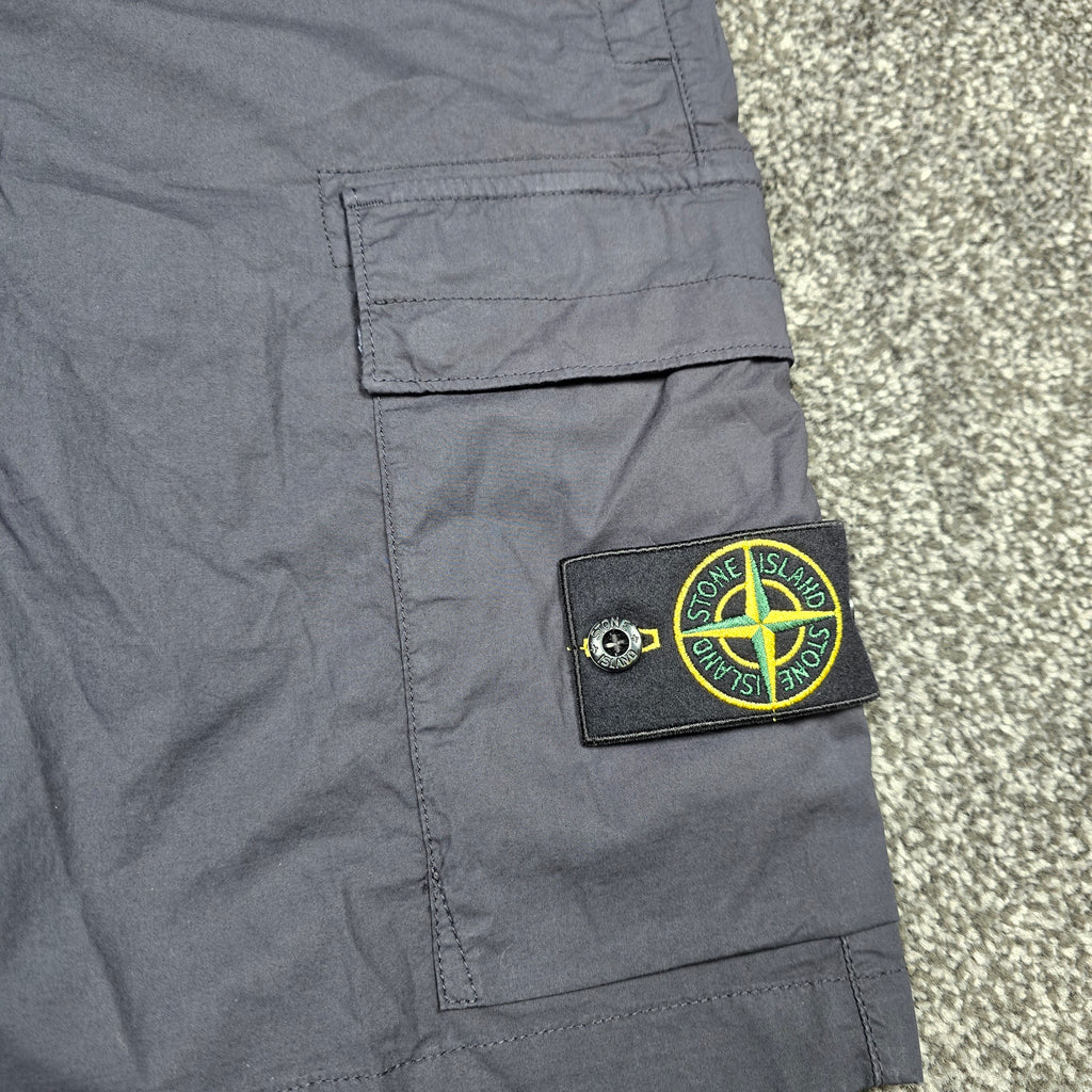 Stone Island S/S26 Regular Fit Bermuda Cargo Shorts