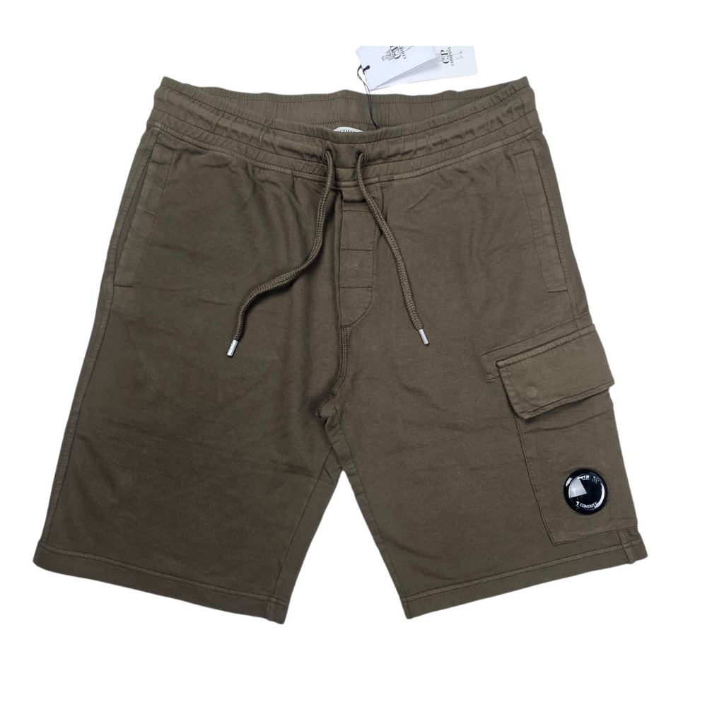 CP Company Light Fleece Lens Pocket Sweat Shorts