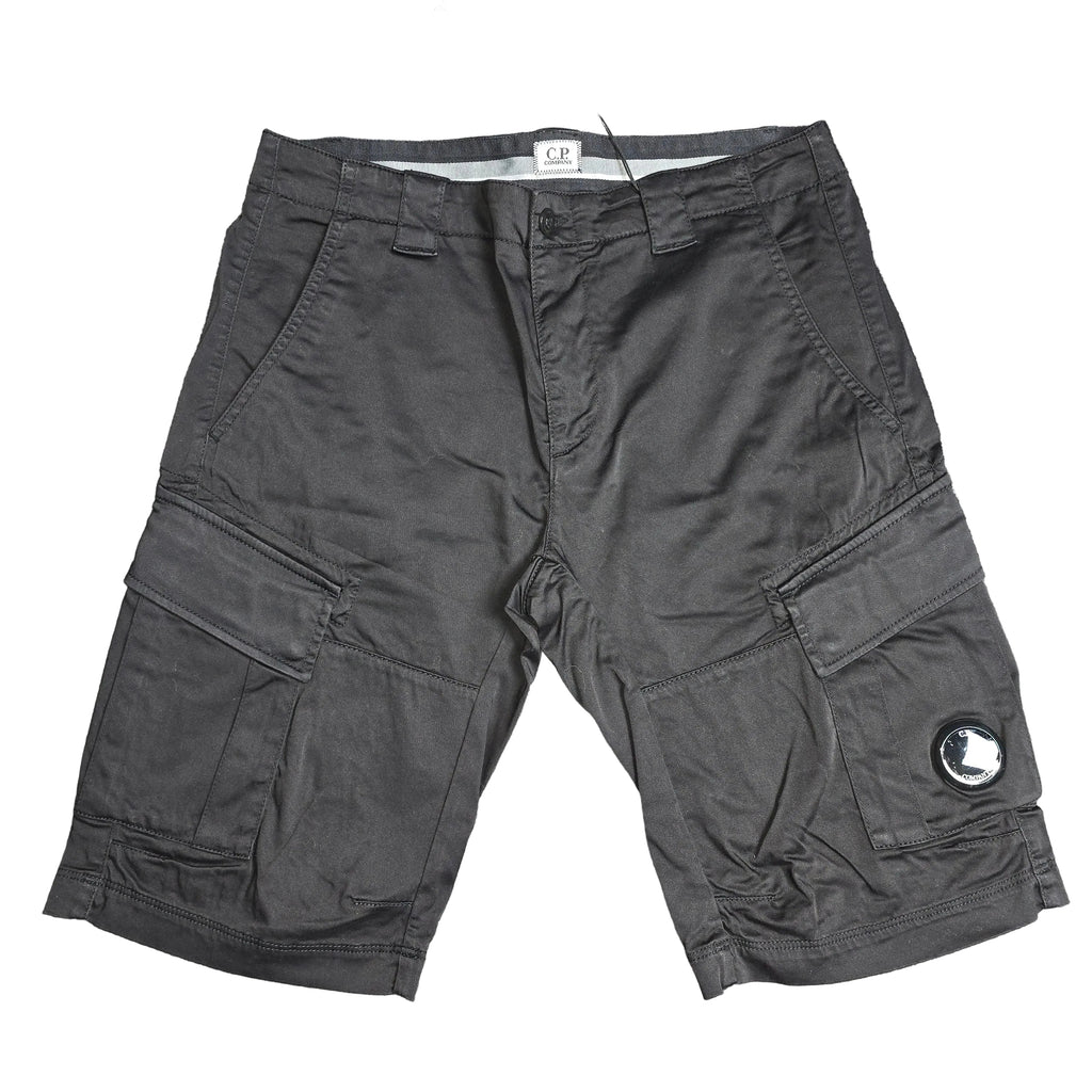 CP Company 116a Satin Stretch Cargo Shorts