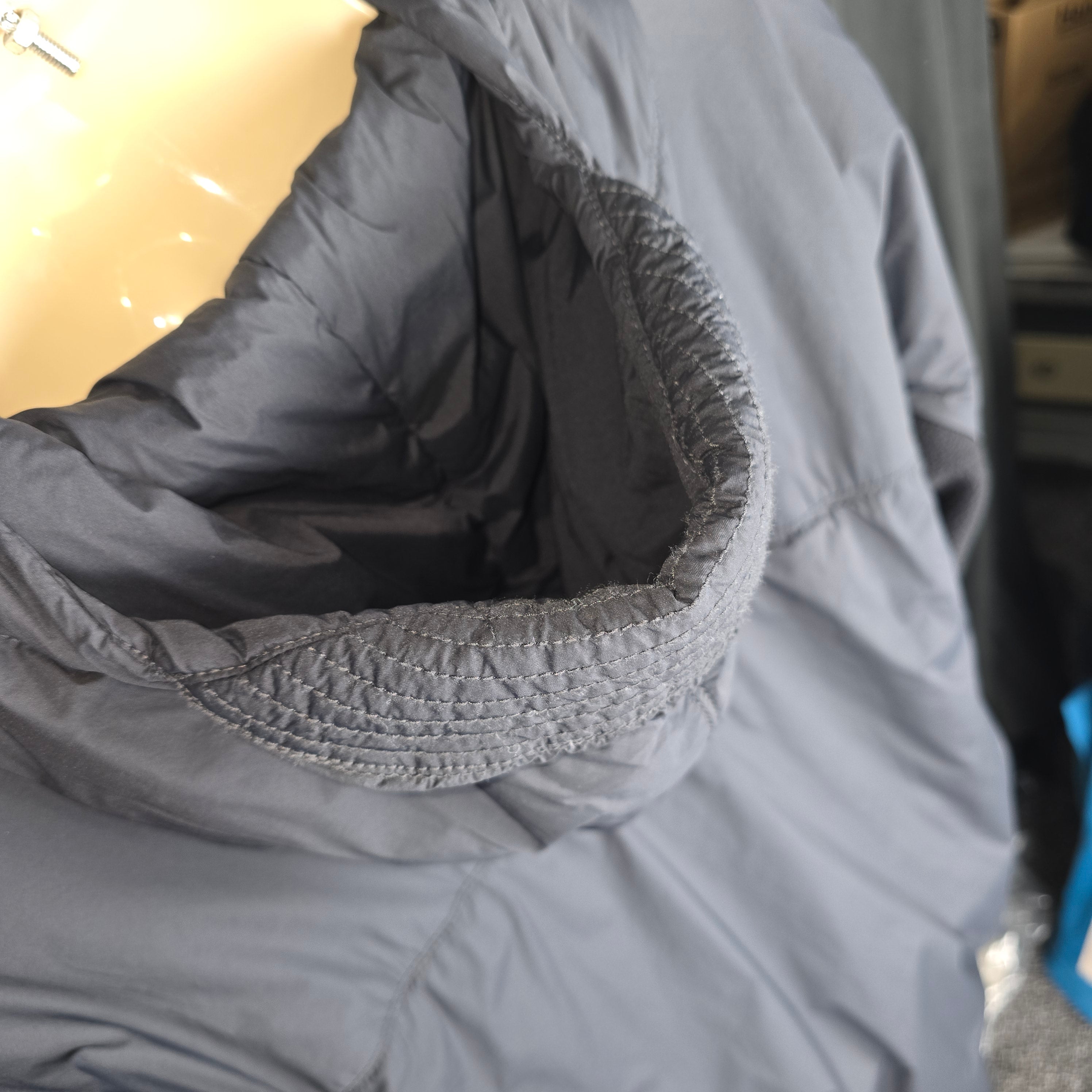 Stone Island Skin Touch Nylon - TC With Polartec Alpha Technology S.I Stellina Black Hooded Jacket