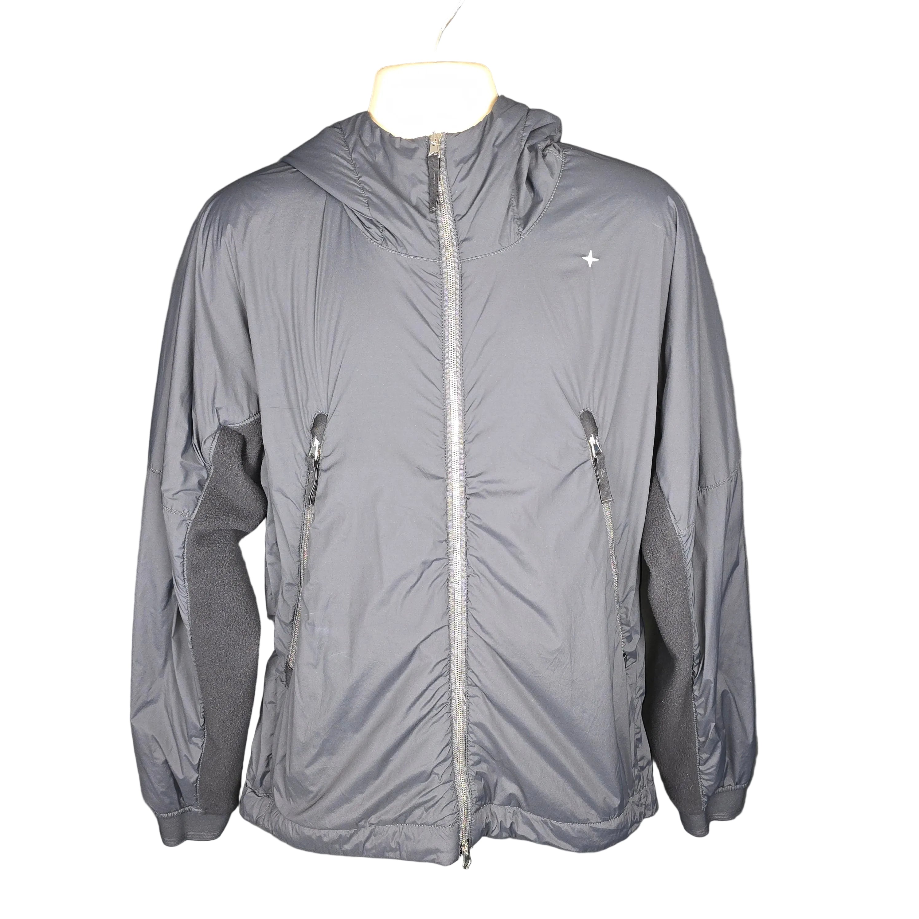 Stone Island Skin Touch Nylon - TC With Polartec Alpha Technology S.I Stellina Black Hooded Jacket