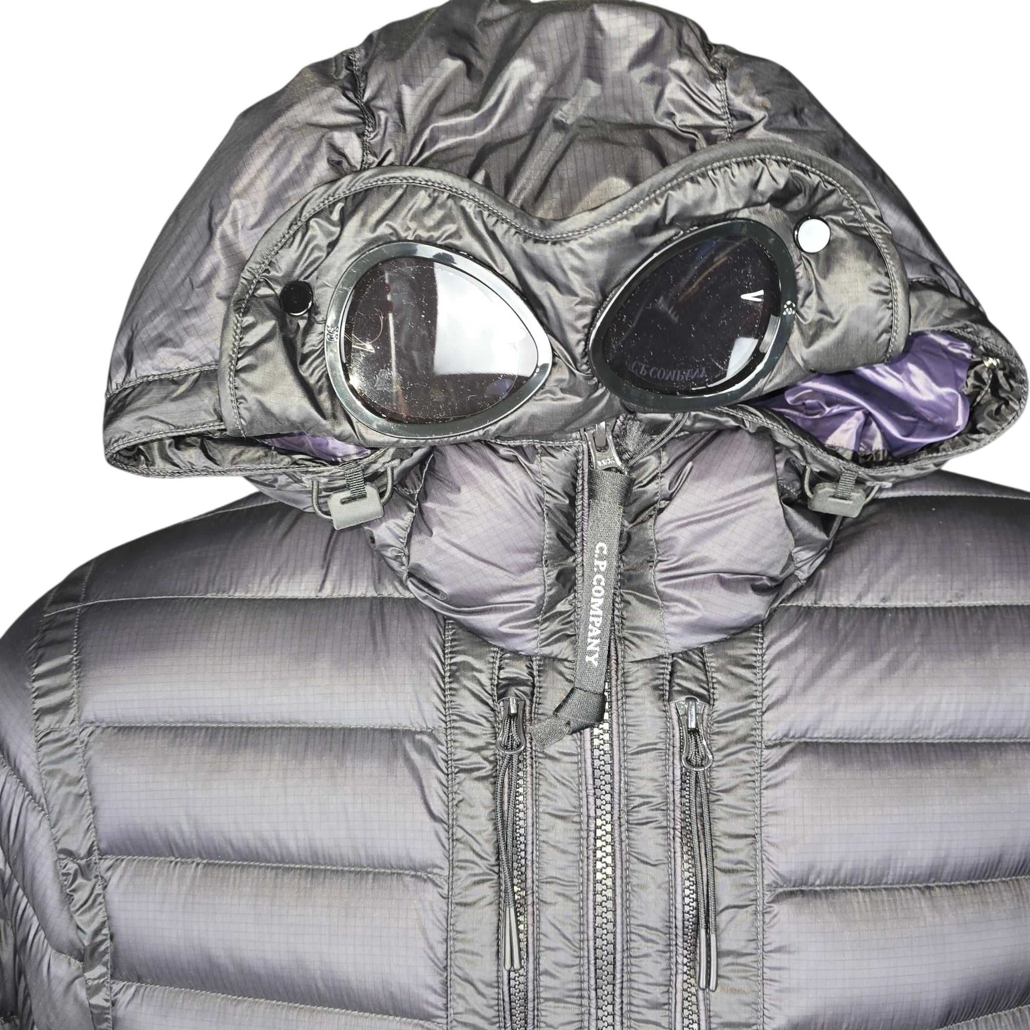 CP Company DD Shell Goggle Down Jacket In Nightshade